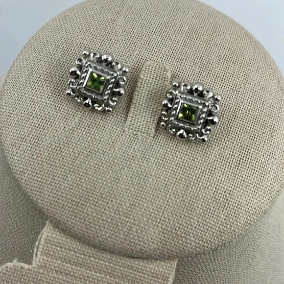 Rare Jennifer Cary 925 Silver Gemstone Earrings & Pendants Set - Picture 4 of 15